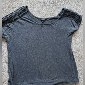 Torrid T shirt, slight one shoulder